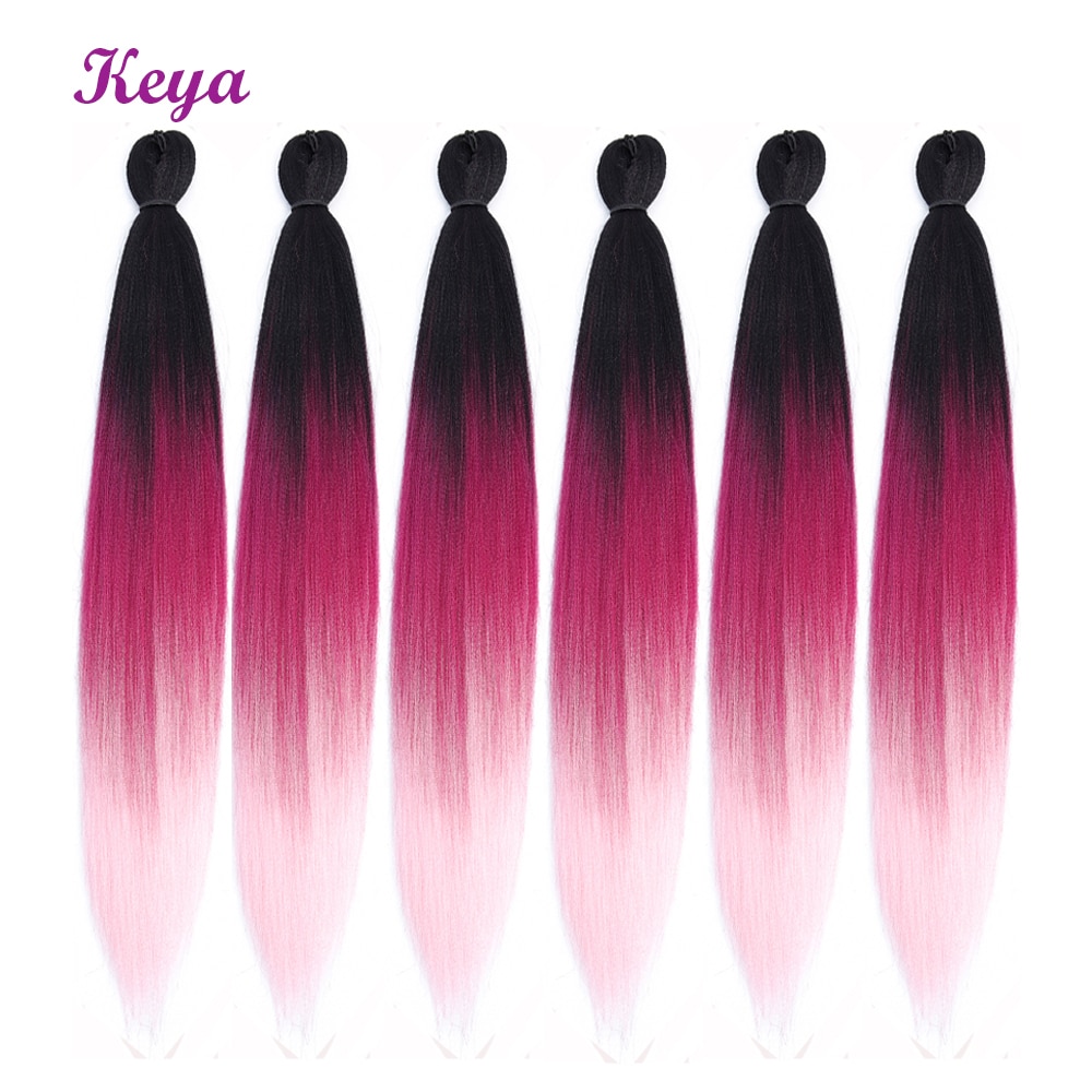 Keya new jumbo braids pre-feathered natural layers 24 ġ  긣 ũ  ߰ 극̵  ռ  ͽټ